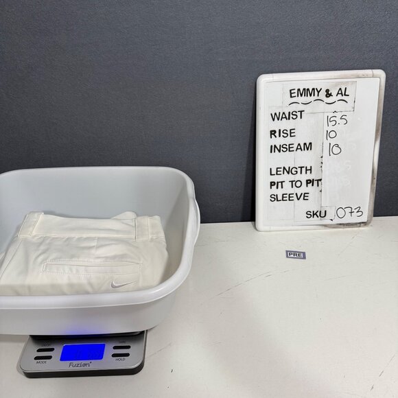 Nike Womens Dri-Fit Golf Tour Shorts Size 8 White Performance Stretch 10" Inseam - Picture 8 of 11